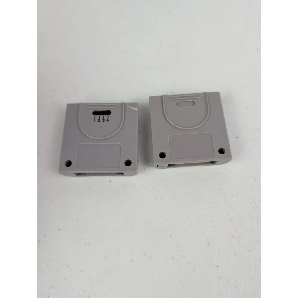 N64 Memory Card Plus Nintendo 64 Performance Authentic Genuine Lot Of 2